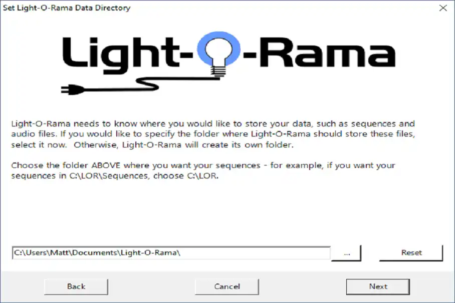 Light-o-Rama Software Setup